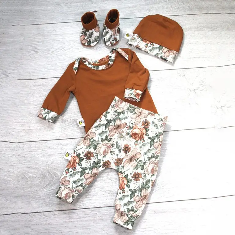 Hand gemaakt Flower Newborn set
