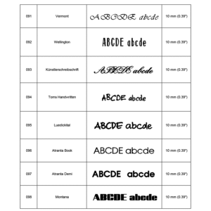 borduur lettertypes bladzijde 12