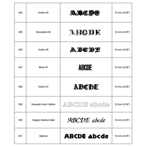 borduur lettertypes bladzijde 4