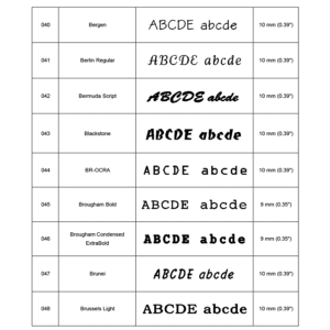 borduur lettertypes bladzijde 6