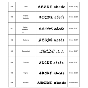 borduur lettertypes bladzijde 7
