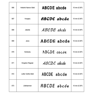 borduur lettertypes bladzijde 9