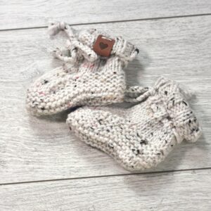 Handgemaakte Wollen Sokjes│ gemêleerd│ Merino wol