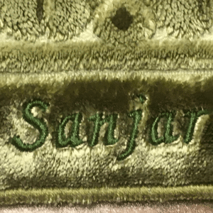 borduurwerk op maat gebeds-kleed sanjar