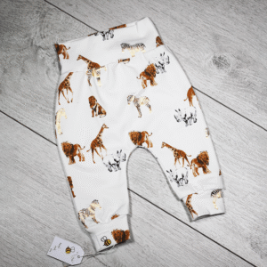 Handgenmaakt Harembroekje Little Safari