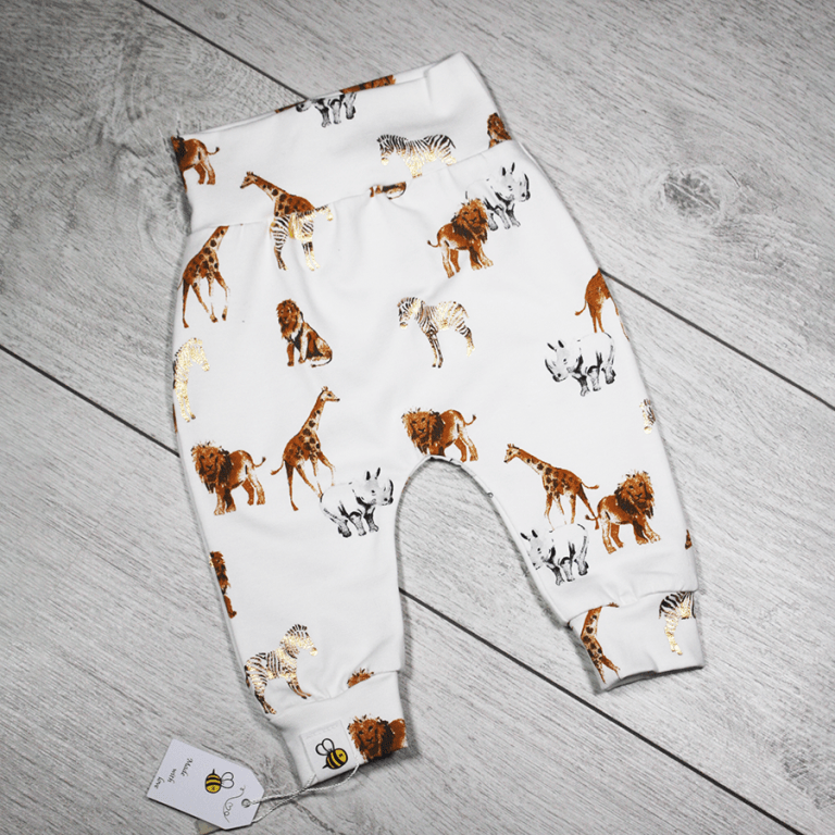 Handgenmaakt Harembroekje Little Safari