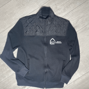 Logo op vest geborduurd KDJ