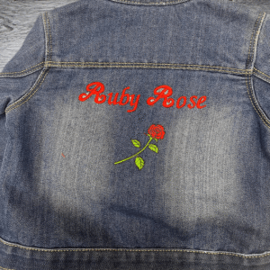 Spijker jack Ruby Rose geborduurd
