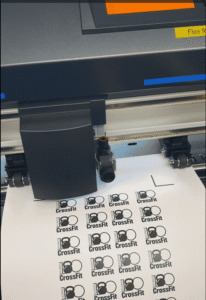 sticker snijden op de graptec